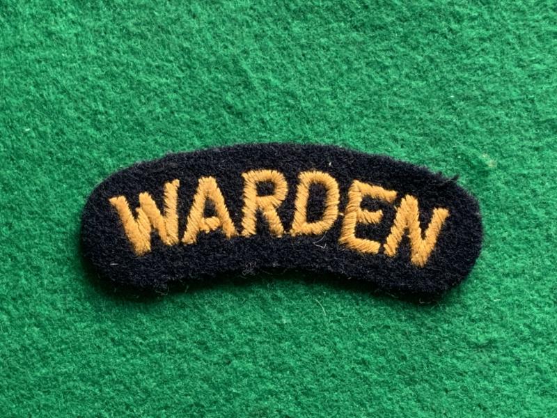 Civil Defense Warden Title