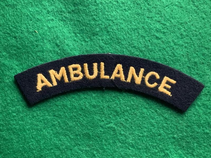 Civil Defence Ambulance Title