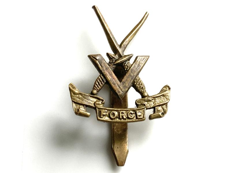 V Forces Cap Badge