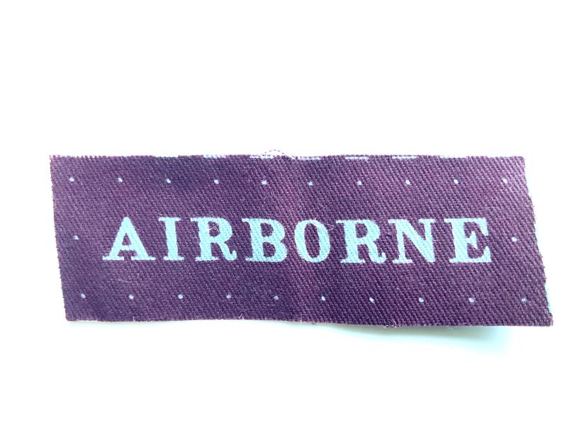 Scarce WWII Printed Airborne Strip