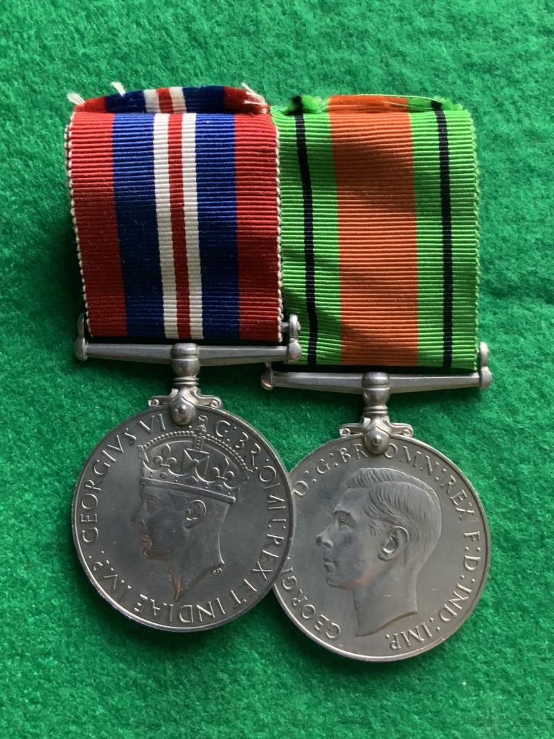 WWII Defence and victory Pair