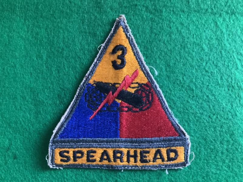 WWII 3RD Armoured Division Patch