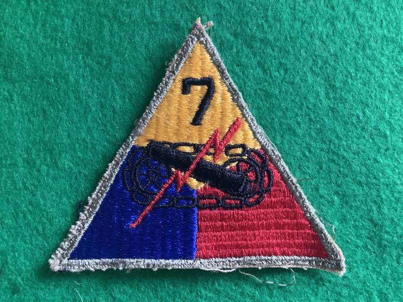 US Army 7th Armoured Division Patch